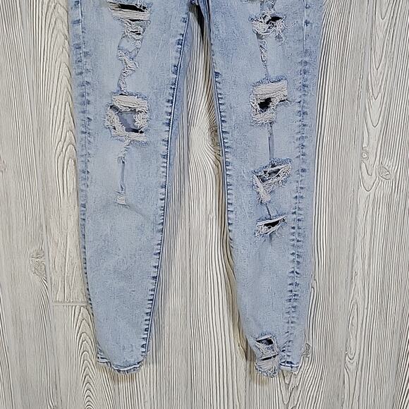 American Eagle Next Level Stretch Curvy Super Hi-Rise Jeggings Jeans Womens 2S - Picture 3 of 13